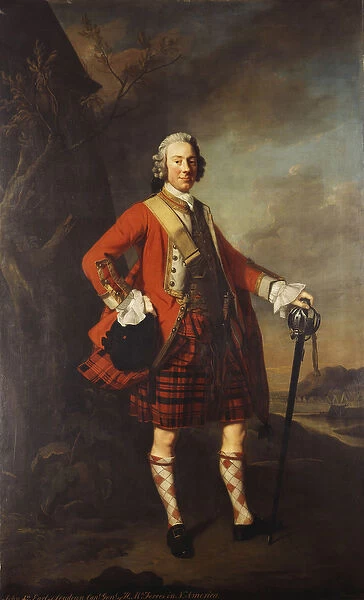 Portrait of John Campbell, 4th Earl of Loudon, in the uniform of his regiment