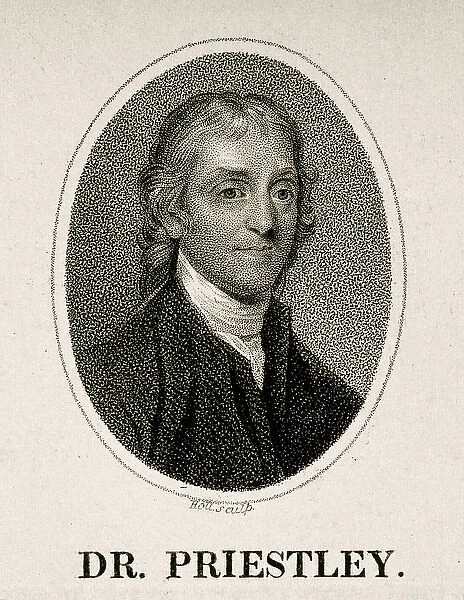 Portrait of Joseph Priestley. c. 1788 (engraving)