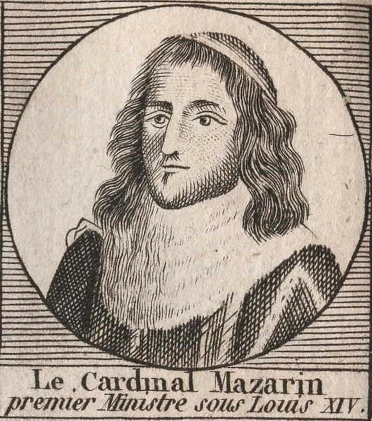 Portrait of Jules Mazarin (1602-1661), known as cardinal Mazarin