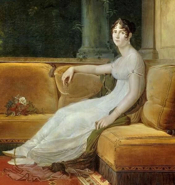 Detail of 'Portrait de l imperatrice Josephine de Beauharnais (1763-1814