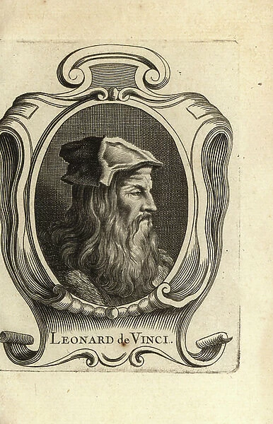 Portrait of Leonardo da Vinci, Italian Renaissance artist