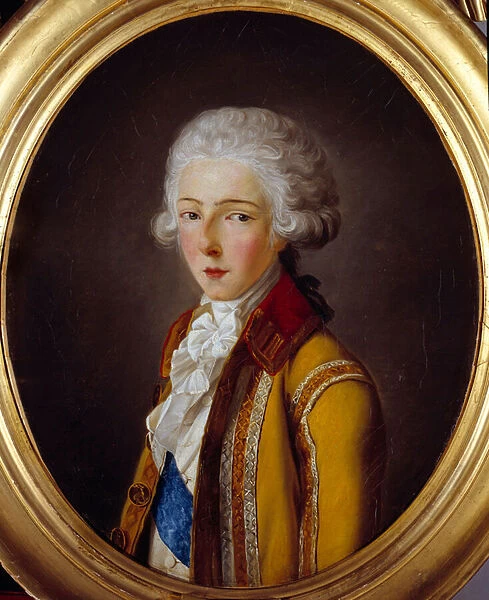 Portrait of Louis Antoine Henri de Bourbon Conde, Duke of Enghien (1772-1804)