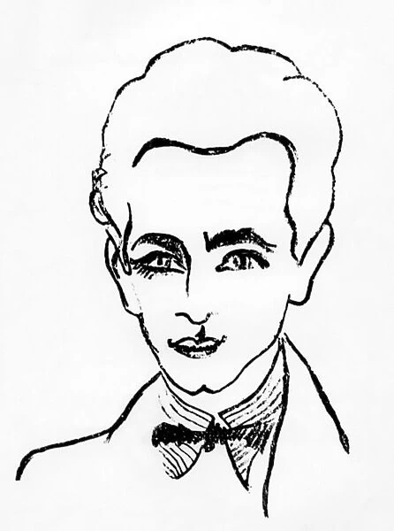 Portrait of Louis Aragon, c. 1920 (drawing)