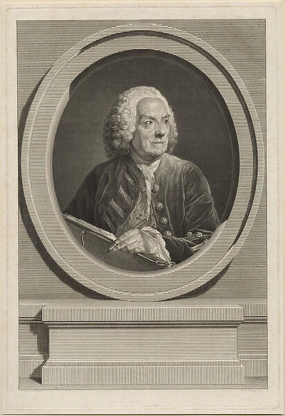 Portrait of Louis de Silvestre (engraving)