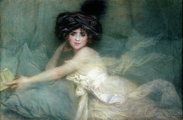 Portrait of Mademoiselle Carlier or, The Lady in the Turban, 1910 (pastel on paper)