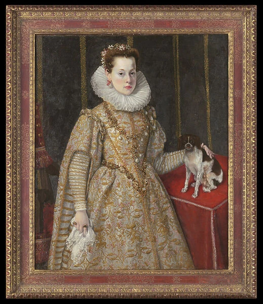 Portrait of Margherita of Savoy (oil on canvas)