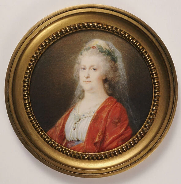 Portrait miniature of Czarina Catherine the Great, 1796