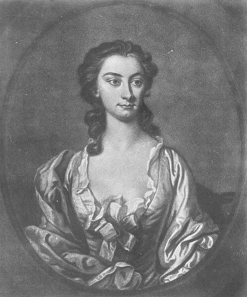 Portrait of Mrs Cibber (1714-66), actress and singer, engraved by John Faber (1684-1756)