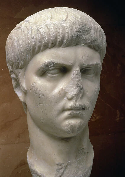 Portrait of Nero (AD 37-68) (marble)