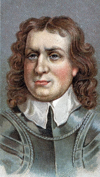 Portrait of Oliver Cromwell (1599-1658). English military and politician - Olivier