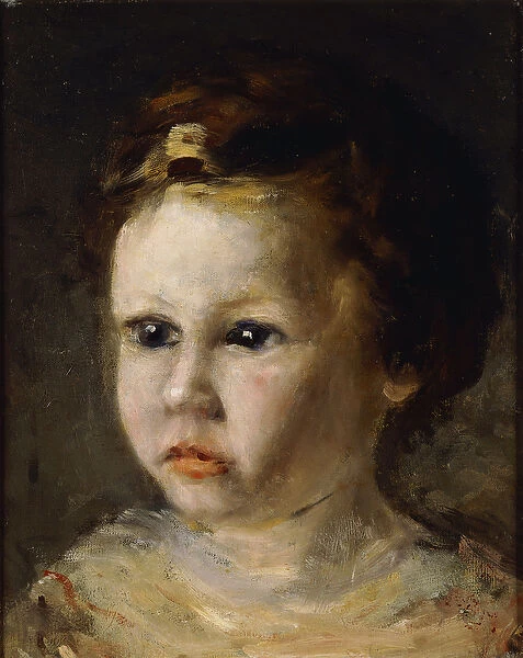 Portrait of Pierre Sisley, (oil on canvas)