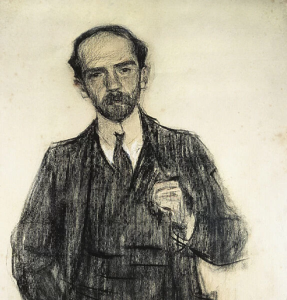 Portrait of Pio Baroja. c. 1904 - 1905 (drawing)