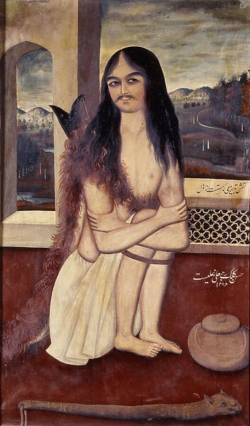 Portrait of Shamsi Tabrizi, the Dervish, c. 1840-1 (oil on canvas)