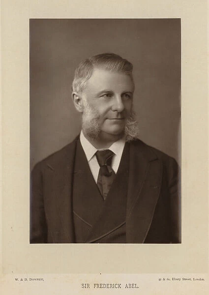 Portrait of Sir Frederick Abel (b  /  w photo)