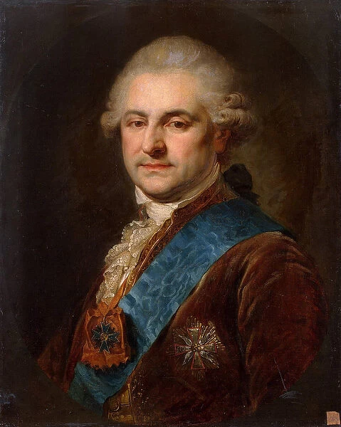 Portrait of Stanislaw II August Poniatowski (oil on canvas)