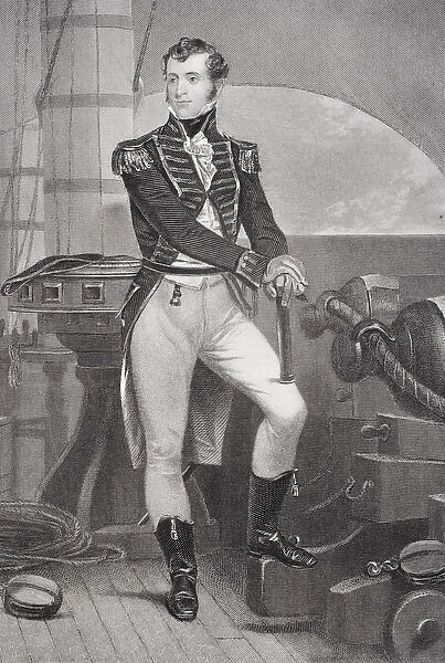 Portrait of Stephen Decatur (1779-1820) (litho)