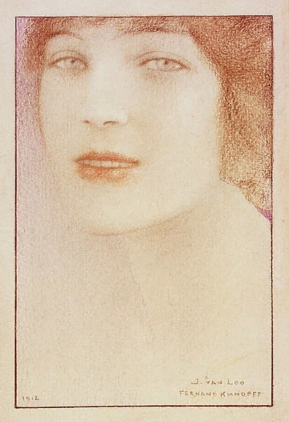 Portrait of a Woman, 1912 (pastel on paper)