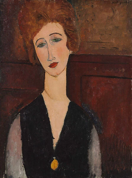 Portrait of a Woman, c. 1917-18 (oil on canvas)