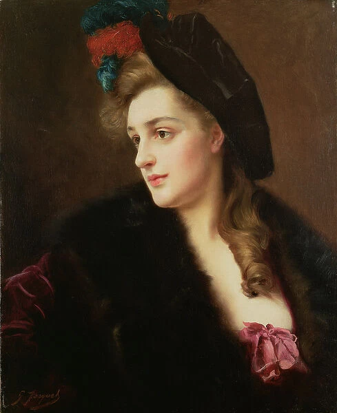 Portrait of a woman in a hat