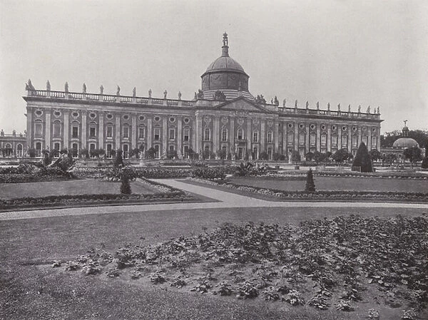 Potsdam, Neues Palais (b  /  w photo)