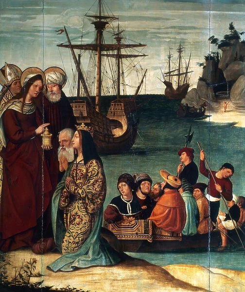 Preaching of Santa Magdalena in Marseille, 1526