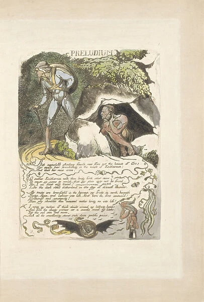 Preludium, plate 3 from Europe. A Prophecy