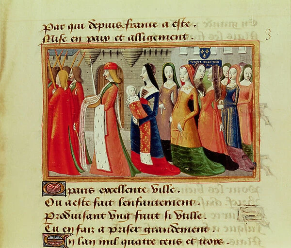 Presentation of the Dauphin (1403-61) the future Charles VII of France