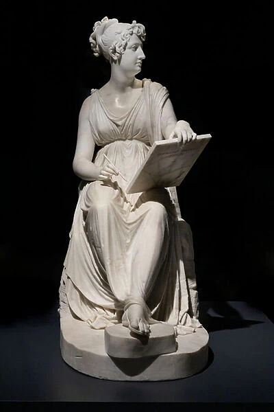 Princess Leopoldina Esterhazy while painting, 1805-18 (marble)