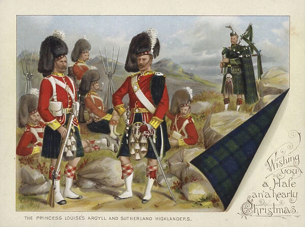 The Princess Louises Argyll and Sutherland Highlanders (chromolitho)