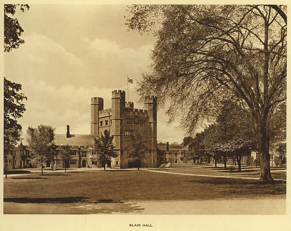 Princeton University: Blair Hall (b  /  w photo)