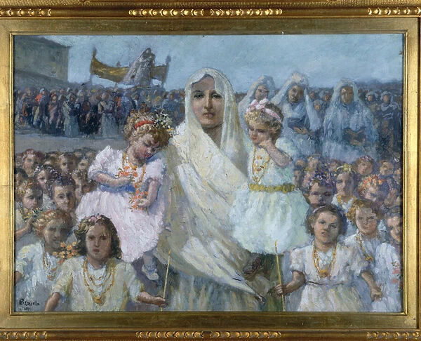Procession of the Virgins of Rapino, 1887