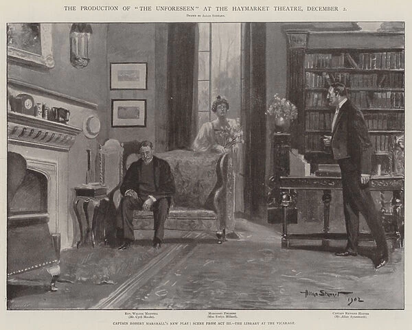 The Production of 'The Unforeseen'at the Haymarket Theatre, 2 December (litho)
