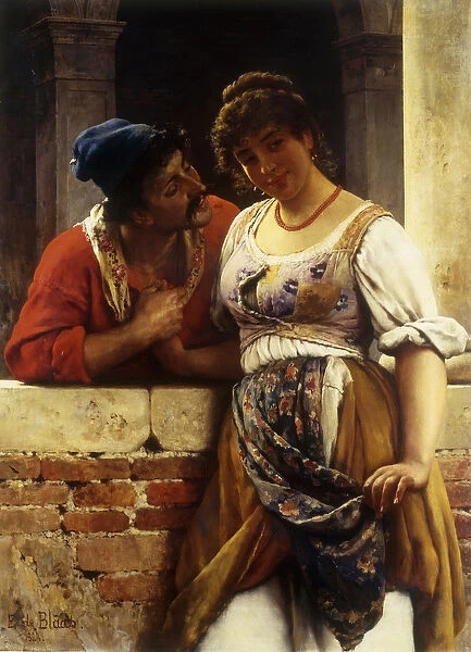 The Proposal, 1888 (oil on canvas)