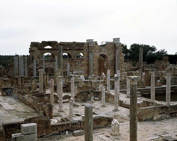 Public bath built under emperor Hadrian, 2nd century