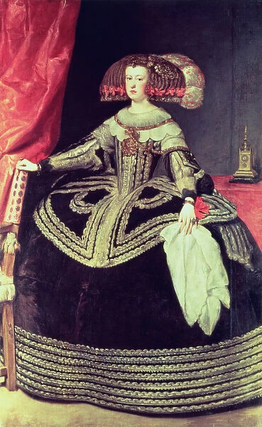 Queen Mariana of Austria (1635-96) c. 1653 (oil on canvas)