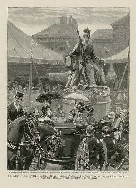 Queen at the Unveiling (engraving)