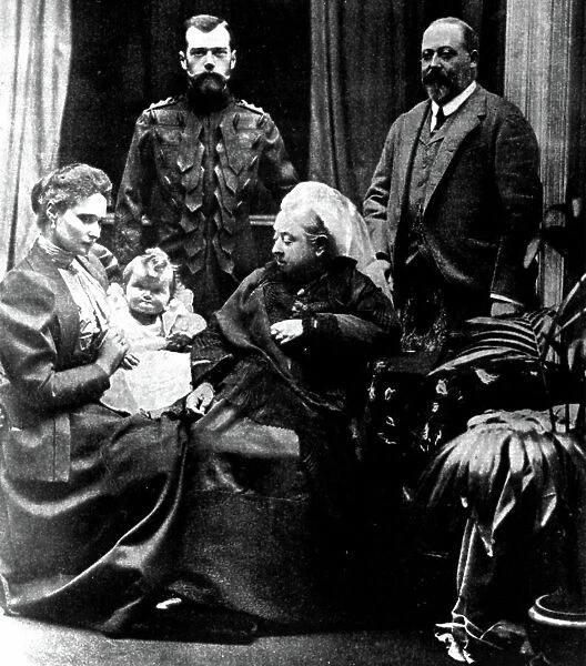 Queen Victoria and family members