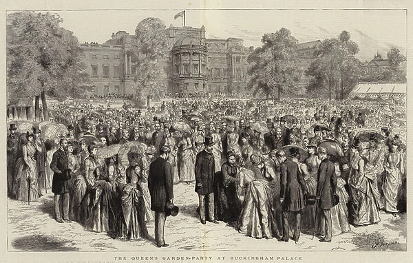 The Queens Garden-Party at Buckingham Palace (engraving)