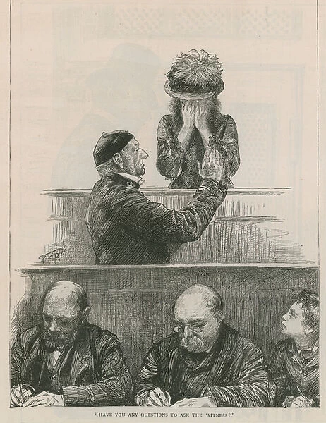 Have you any questions to ask the witness? (engraving)