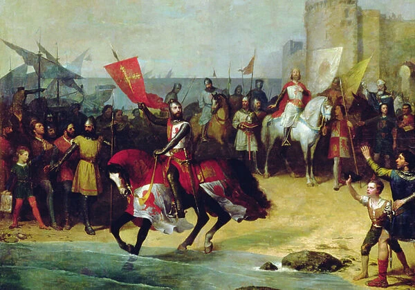 The Recapture of Cadiz in 1262 by Alfonso the Wise (oil on canvas)