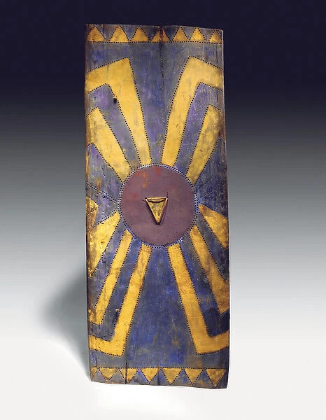 Rectangular New Guinea Highlands shield (wood)