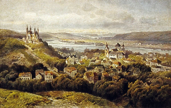 Remagen, Germany (colour litho)