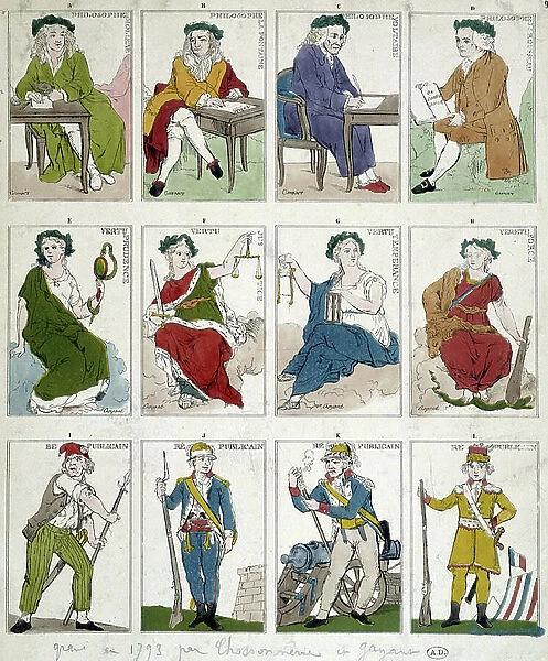 Republican Card Game, 1793