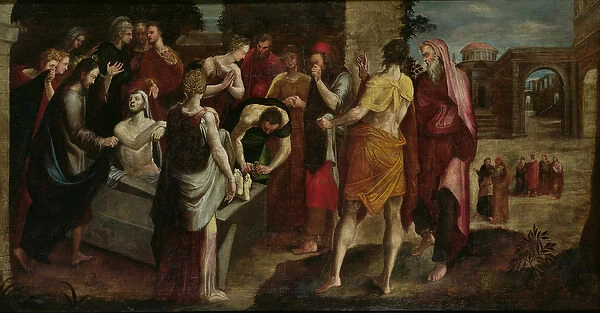 Resurrection of Lazarus (oil on canvas)