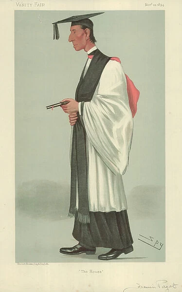 The Very Rev Francis Paget (colour litho)