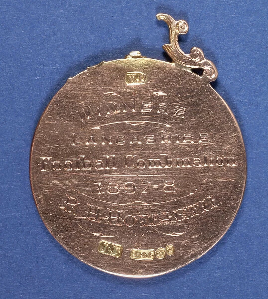 Reverse of a Preston North End Football Club medal, 1897-98 (metal) (see also 315000)