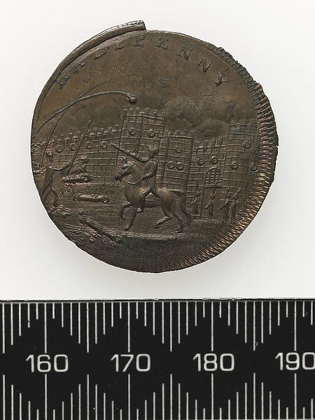 Reverse of a token depicting Thomas Spence (copper)