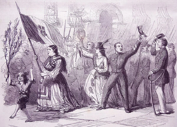 The Revolution in Naples, 1860