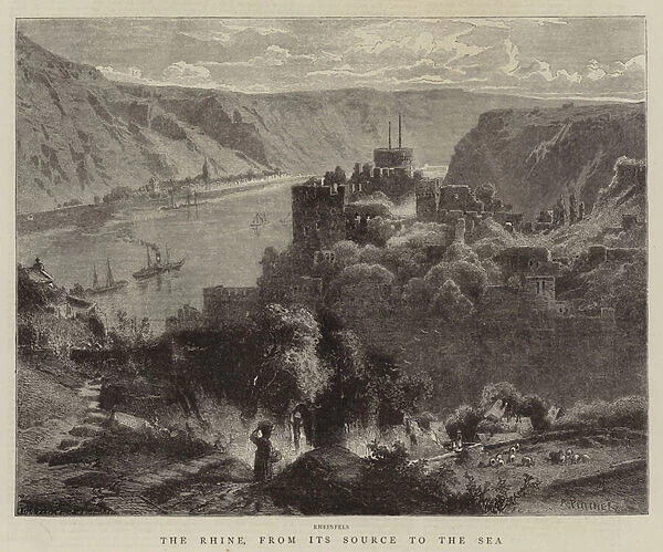 The Rhine, from its Source to the Sea (engraving)