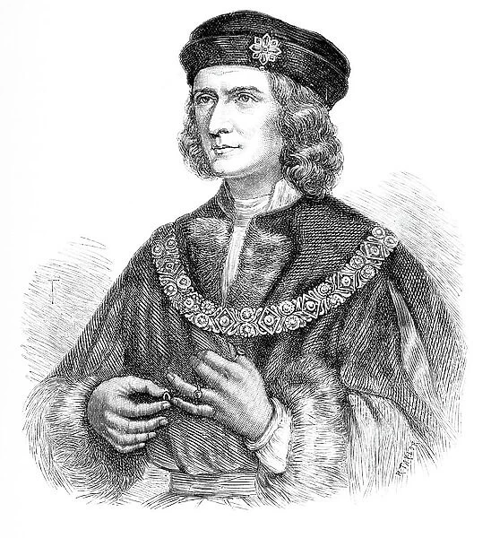 Richard III king of England (engraving)